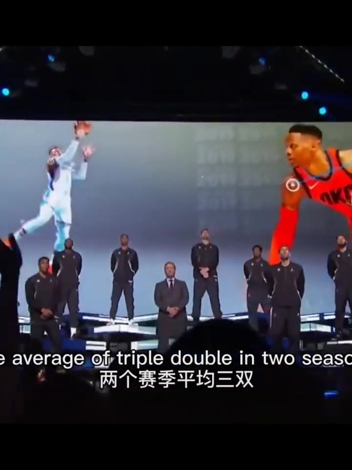 隊(duì)史第一人威少雷霆生涯3年場(chǎng)均三雙 1MVP 2AMVP