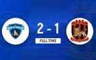 中甲南京城2-1勝蘇州東吳，奧格布絕殺止對手連勝。